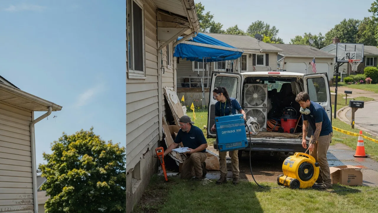 Ceiling Leak Cleanup in Forestville, WI near me