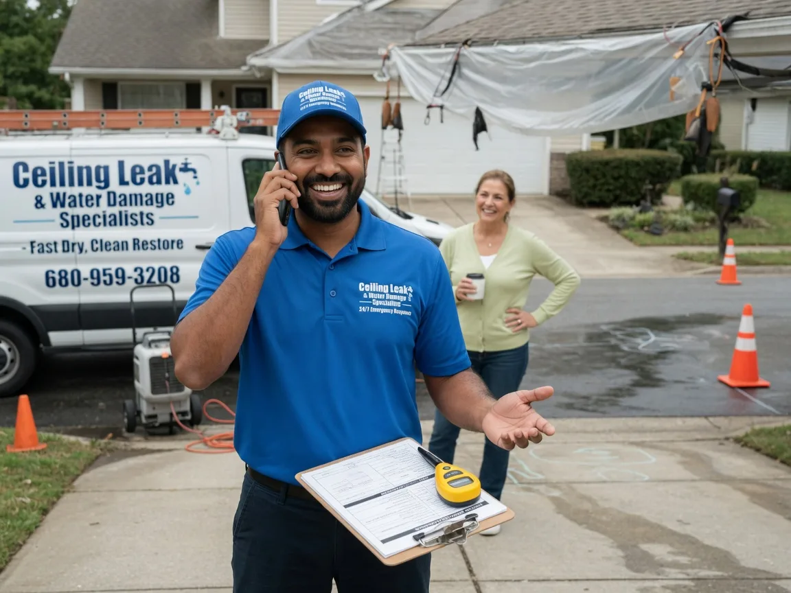 Ceiling Leak Cleanup Forestville, WI FAQs